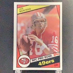 1984 Topps Joe Montana Football Card!!